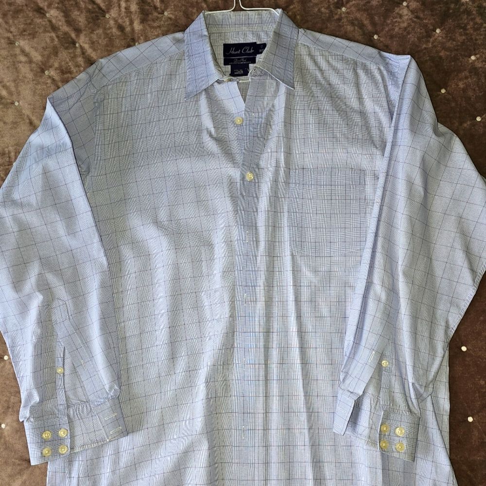 Hunt Club Mens Dress Shirt 17, 34-35